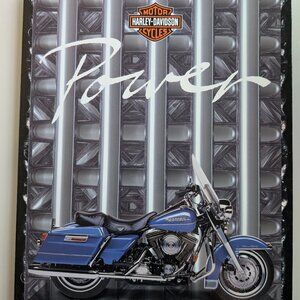 Harley Davidson Motorcycles Mead unpunched folder 1996 33382 Portfolio Power